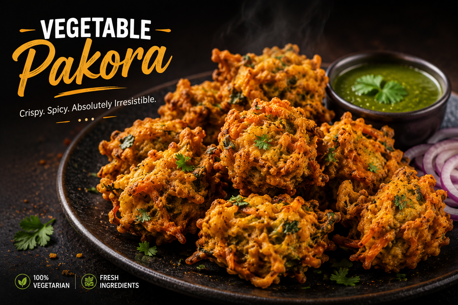 VEGETABLE PAKORA (6) menu item